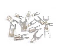 ANNBCDL 100 Uds UT 10-4/5/6/8 conector de Cable Terminal engarce eléctrico doméstico automotriz U Lug 10-7 AWG(UT10-8)