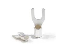 ANNBCDL 100 Uds UT 6-4/5/6/8 conectores eléctricos de Cable Terminal engarzado conector doméstico automotriz U Lug 12-9 AWG(UT6-5)