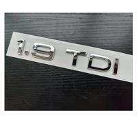 ANNBCDL 1X cromo negro brillante ABS 1,9 TDI .9TDI coche cuerpo trasero tronco emblema insignia pegatina for A4 A6 A7 A8 S3 S4 S5 S6 Q3 Q5 Accesorios(Chrome)
