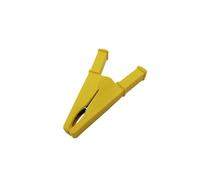 ANNBCDL 2 uds 50A 75mm Clip de cocodrilo aislado coche caravana Van prueba plomo pinzas 5 colores(Yellow)
