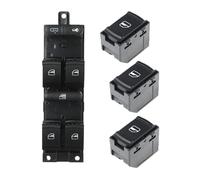 ANNBCDL 3B0959855B 1J4959857D Interruptor de elevalunas eléctrico compatible con B5 Golf 4 MK4 / Leon Toledo(B set)