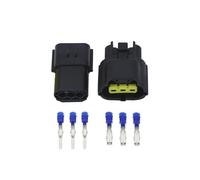 ANNBCDL 5 Juegos de conector de cable eléctrico resistente al agua DJ70316Y-1.8-11/21 de 3 pines, Sensor de oxígeno, conector compatible automóvil 174359-2 174357-2