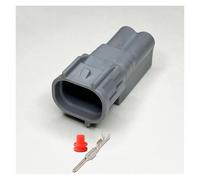 ANNBCDL 5 Juegos de enchufes del Sensor temperatura agua 2 orificios con terminales interruptor presión aire acondicionado coche conector macho hembra 2mm(2P male-B,1 Set)