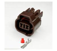 ANNBCDL 5 Juegos de enchufes del Sensor temperatura agua 2 orificios con terminales interruptor presión aire acondicionado coche conector macho hembra 2mm(2P female-G,5 Sets)
