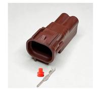 ANNBCDL 5 Juegos de enchufes del Sensor temperatura agua 2 orificios con terminales interruptor presión aire acondicionado coche conector macho hembra 2mm(2P male-A,1 Set)