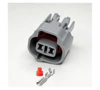 ANNBCDL 5 Juegos de enchufes del Sensor temperatura agua 2 orificios con terminales interruptor presión aire acondicionado coche conector macho hembra 2mm(2P female-A,5 Sets)