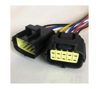 ANNBCDL 5 uds macho hembra Solcket 1,8mm enchufe impermeable arnés de automóvil 3 4 6 8-16 Pin conector sellado longitud del cable 15cm(10p strip line,1sets)