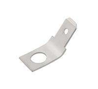 ANNBCDL 50/100 piezas de terminal de altavoz de 6,3 mm de diámetro, orificio for tornillo de 5,2 mm de grosor, conector macho de 0,7 mm de diámetro y resorte(100pcs)