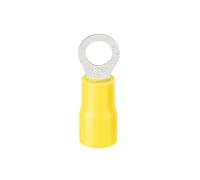 ANNBCDL 500 unids/pack RV 3,5/5,5-4/5/6/8 conector de Cable Terminal engarce eléctrico Circular tipo O doméstico aislado(Yellow,RV3.5-5)