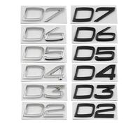 ANNBCDL Accesorios for coche AWD T34568 B3456 V8 40 50 90 60 XC30 S4060L80L90, pegatina con emblema for maletero de letra(Gloss black,B3)