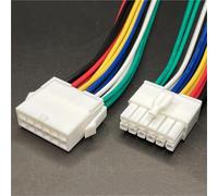 ANNBCDL Conector automotriz de 4,14mm, 1/2/3/4/6/9/12/Pin con longitud, enchufe cable eléctrico, Kits terminales macho y hembra for motocicleta coche(12P Line,5 Sets)