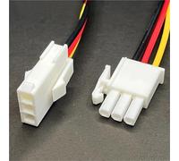 ANNBCDL Conector automotriz de 4,14mm, 1/2/3/4/6/9/12/Pin con longitud, enchufe cable eléctrico, Kits terminales macho y hembra for motocicleta coche(3P Line,5 Sets)