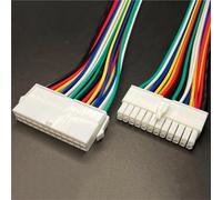 ANNBCDL Conector automotriz de 4,14mm, 1/2/3/4/6/9/12/Pin con longitud, enchufe cable eléctrico, Kits terminales macho y hembra for motocicleta coche(24P Line,5 Sets)