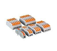 ANNBCDL Conector de Cable, bloque terminales, conector cableado rápido, conectores, divisor SPL 222 221 CH2 102, Push-in empalme(223)