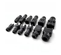 ANNBCDL Conector DT conectores de clip trasero 1011-227-0205 2-12P macho hembra funda protectora fija tubo corrugado arnés fijo(4P-Female)