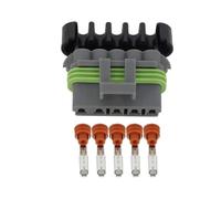 ANNBCDL Conector eléctrico de enchufe automotriz for coche, resistente al agua, hembra, DJ7055W-2.8-21, 5 pines, 12084891 (Size : 5 Sets)