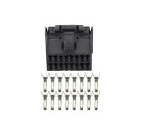 ANNBCDL Conector forrado de 16 pines con plástico negro con terminal 174046-2, conector for automóvil DJ7161Y-1.2-21 16P (Size : 5 Sets)