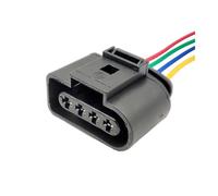 ANNBCDL Conector impermeable auto del enchufe arnés de cables la bobina encendido 4 pines con los 1J0973724(1pcs)