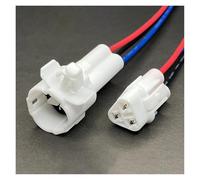 ANNBCDL Dj7031f-2.2 Enchufe for automóvil Arnés de cables for motocicleta 3 y 4 pines Conector impermeable sellado Longitud del cable 15 cm(3p line-Clip,1sets)