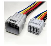 ANNBCDL Dj7031f-2.2 Enchufe for automóvil Arnés de cables for motocicleta 3 y 4 pines Conector impermeable sellado Longitud del cable 15 cm(12p line,1sets)