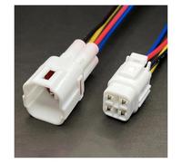 ANNBCDL Dj7031f-2.2 Enchufe for automóvil Arnés de cables for motocicleta 3 y 4 pines Conector impermeable sellado Longitud del cable 15 cm(4p line,1sets)
