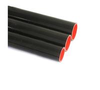 ANNBCDL Manguera de refrigerante silicona 38, 45 y 51 mm, manguera flexible admisión aire 1,5/1,75/2 pulgadas, tubo intercooler compatible metro, color negro(ID-45MM)