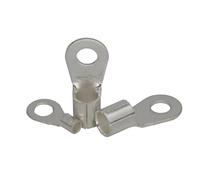 ANNBCDL OT0.5/1/1.5/2.5/4/6-3/4/5/6/8/10/12/14/16 anillo redondo de cobre conector Cable lengua Terminal engarzado no aislado(15Pieces OT2.5-16)