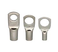 ANNBCDL SC2.5/4/6/10/16/25/35/50/70/95-4/5/6/8/10/12/14/16 tornillo de cobre anillo con orificio conector Cable Terminal engarzado(20Pieces SC4-8)