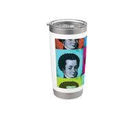 Anne Boleyn Pop Art Versión 2 Vaso térmico de acero inoxidable de doble pared
