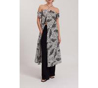 Anne Fontaine Agathe Black/white Talla: 42 | Vestidos Maxi Outlet | Mujer | Negro