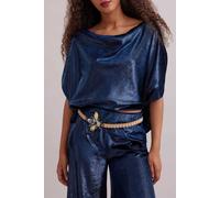 Anne Fontaine Novel Top Dark Navy Talla: M | Blusas Outlet | Mujer | Azul