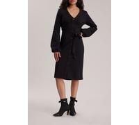 Anne Fontaine Smooth Robe Black Talla: M | Vestidos Midi Outlet | Mujer | Negro