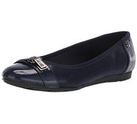 Anne Klein Able Zapatos Planos Tipo Ballet para Mujer, Azul Marino Multi Tela, 38.5 EU