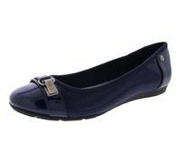 Anne Klein Able Zapatos Planos Tipo Ballet para Mujer, Marino, 35.5 EU