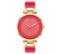 Anne Klein AK/1414 - Reloj de pulsera con esfera de diamante genuino para mujer, Magenta/dorado, japonés