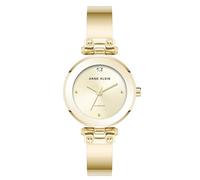 Anne Klein AK/5140CHGB - Reloj de pulsera con esfera de diamante genuino para mujer, color dorado, Oro (nuevo), AK/5140CHGB