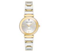 Anne Klein AK/Pulsera de aleación de Reloj de Cuarzo para Mujer con Plata Esfera analógica Pantalla y Dos Tono n2435svtt, Oro Plateado