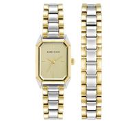 Anne Klein Juego de reloj y pulsera para mujer, Dos tonos, AK/5019TTST