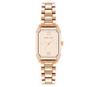 Anne Klein Juego de Reloj y Pulsera para Mujer, Oro Rosa, Pulsera
