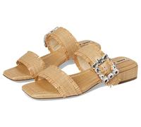 Anne Klein Lillie, Sandalia Mujer, Rafia Natural, 36 EU