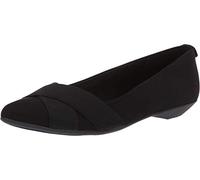 Anne Klein Mujeres Zapato de Piso, Black/Black, Talla 8.5
