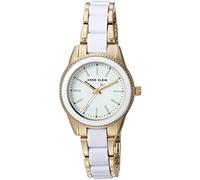 Anne Klein Reloj de Pulsera de Resina para Mujer, Blanco