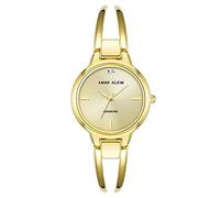 Anne Klein Reloj de Pulsera rígida para Mujer con Esfera con Diamante auténtico, Dorado