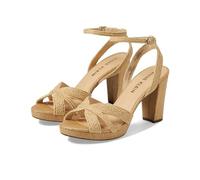 Anne Klein Sandalias de Tacón Vivian para Mujer, Rafia, 10, Rafia, 38 EU