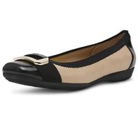 Anne Klein Uplift Zapatos Planos Tipo Ballet para Mujer, Negro Desnudo, 42 EU