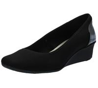 Anne Klein Zapatos de tacón Wisher de Tela para Mujer, Black, 38.5 EU