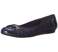 Anne Klein Zapatos Planos Tipo Ballet Able para Mujer, Marino, 35.5 EU