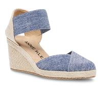 Anne Klein Zoey, Sandalias con cuña Mujer, Tela Vaquera, 41 EU