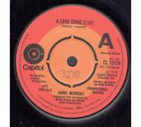 ANNE MURRAY - A LOVE SONG 7 INCH (7" VINYL 45) UK CAPITOL 1973