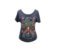 Anne of Green Gables Women's Relaxed Fit T-shirt Large (Puffin in Bloom)